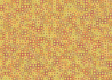 Soyut Geometrik Desen üretken hesaplama sanatı çizimi