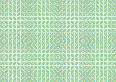 Soyut Geometrik Desen Üretken hesaplama sanatı, vektör illüstrasyonu