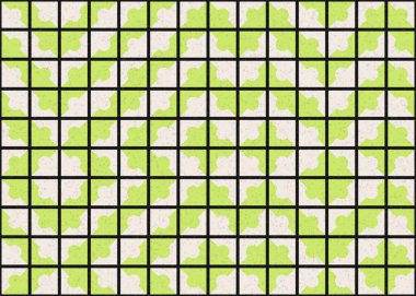 Soyut Geometrik Desen üretken hesaplama sanatı çizimi