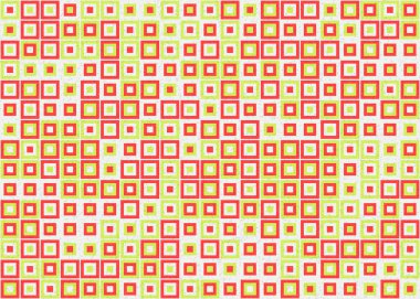 Soyut Geometrik Desen, hesaplama sanatı çizimi