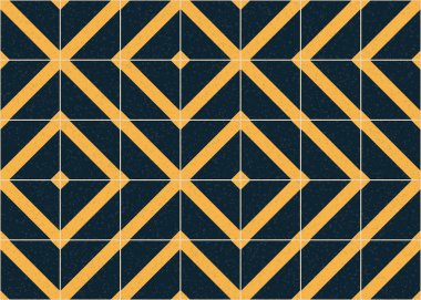 Soyut Geometrik Desen, hesaplama sanatı çizimi