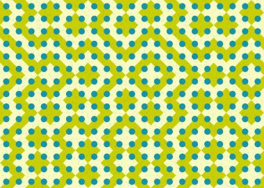 Soyut Geometrik Desen Üretken hesaplama sanatı, vektör illüstrasyonu