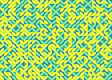 Soyut Geometrik Desen üretken hesaplama sanatı çizimi