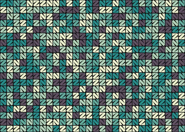 Abstrakte Geometrische Muster Generative Computergestützte Kunstillustration — Stockvektor