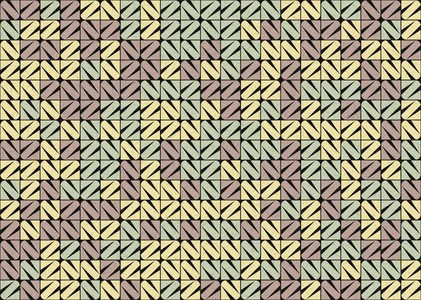 Modèle Géométrique Abstrait Illustration Art Computationnel — Image vectorielle