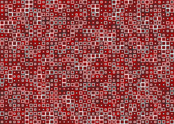 Abstract Geometric Pattern Generative Computational Art Vector Illustration — Vetor de Stock