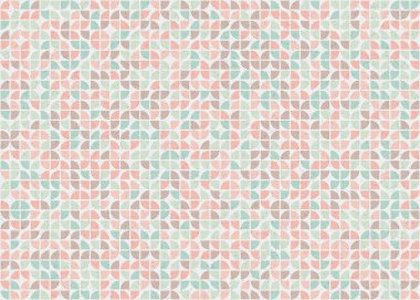 Soyut Geometrik Desen üretken hesaplama sanatı çizimi