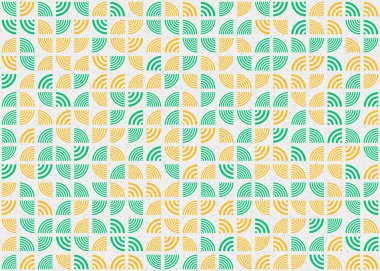 Soyut Geometrik Desen üretken hesaplama sanatı çizimi