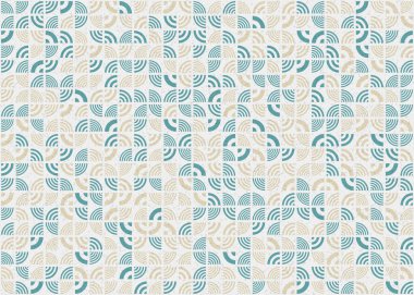 Soyut Geometrik Desen üretken hesaplama sanatı çizimi