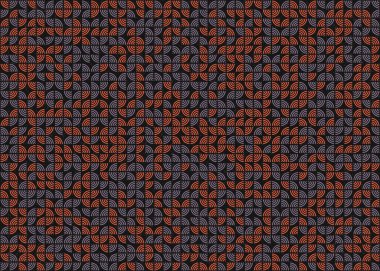 Soyut Geometrik Desen üretken hesaplama sanatı çizimi