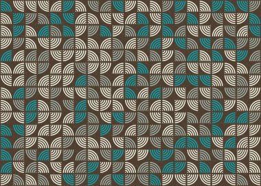 Soyut Geometrik Desen üretken hesaplama sanatı çizimi