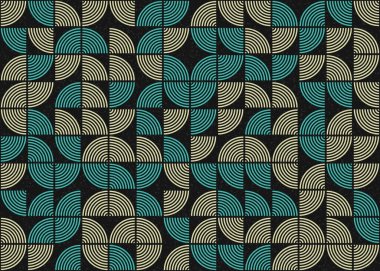 Soyut Geometrik Desen üretken hesaplama sanatı çizimi