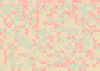 Soyut Geometrik Desen üretken hesaplama sanatı çizimi