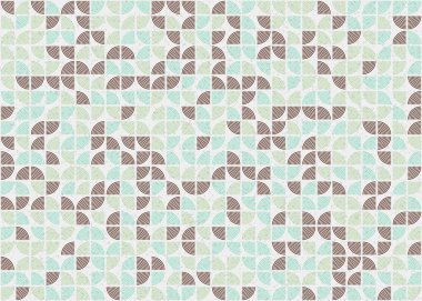 Soyut Geometrik Desen üretken hesaplama sanatı çizimi