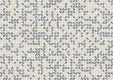 Soyut Geometrik Desen üretken hesaplama sanatı çizimi