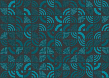 Soyut Geometrik Desen üretken hesaplama sanatı çizimi