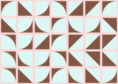 Soyut geometrik desen, kusursuz vektör çizimi