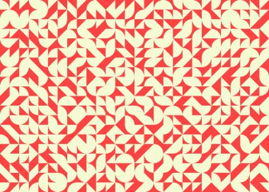 Soyut Geometrik Desen üretken hesaplama sanatı çizimi