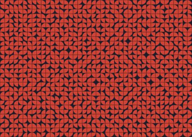 Soyut geometrik desen, kusursuz vektör çizimi