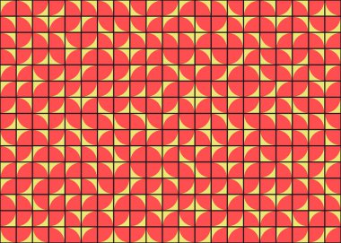 Soyut geometrik desen, kusursuz vektör çizimi