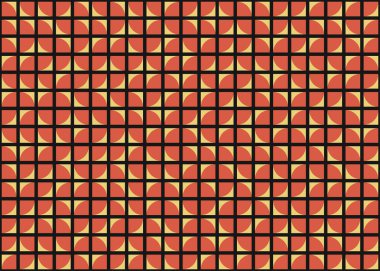 Soyut geometrik desen, kusursuz vektör çizimi