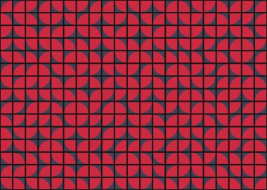 Soyut Geometrik Desen üretken hesaplama sanatı çizimi