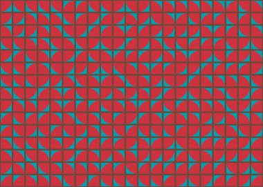 Soyut Geometrik Desen üretken hesaplama sanatı çizimi