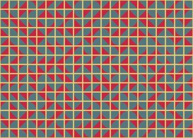 Soyut geometrik desen, kusursuz vektör çizimi