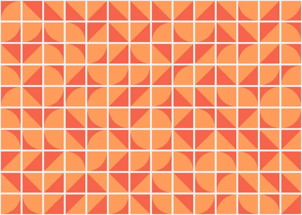 Abstrakt Geometriskt Mönster Sömlös Vektorillustration — Stock vektor