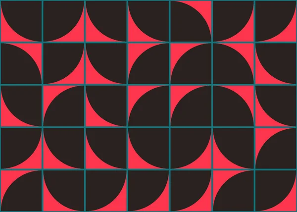 Patrón Geométrico Abstracto Ilustración Vectorial Sin Costuras — Vector de stock