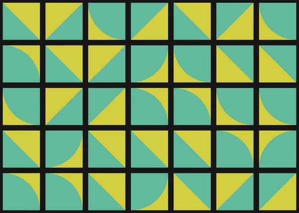 Patrón Geométrico Abstracto Ilustración Vectorial Sin Costuras — Vector de stock