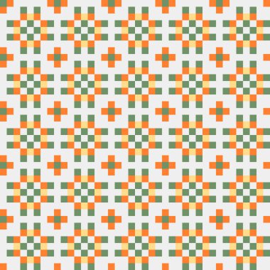 Soyut çapraz desen, üretken hesaplama sanatı illüstrasyonu