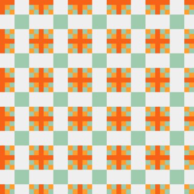 Soyut çapraz desen, üretken hesaplama sanatı illüstrasyonu