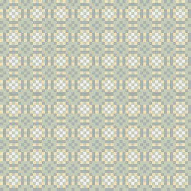 Soyut Geometrik Desen, üretken hesaplama sanatı, vektör illüstrasyonu  