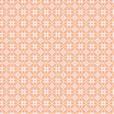 Soyut Geometrik Desen, üretken hesaplama sanatı, vektör illüstrasyonu  