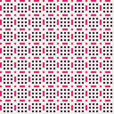 Soyut Geometrik Desen, üretken hesaplama sanatı, vektör illüstrasyonu