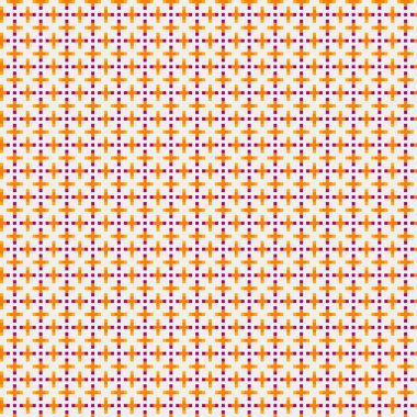 Soyut Geometrik Desen, üretken hesaplama sanatı, vektör illüstrasyonu  