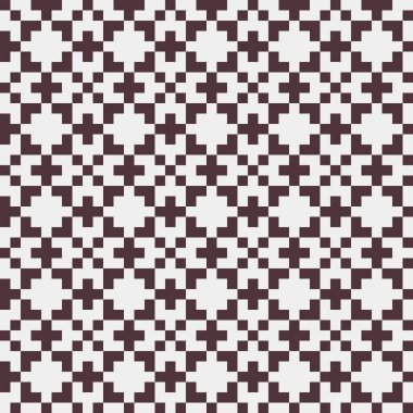 Soyut çapraz desen, üretken hesaplama sanatı, vektör illüstrasyonu 