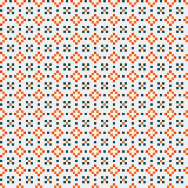 Soyut Geometrik Desen, üretken hesaplama sanatı, vektör illüstrasyonu  