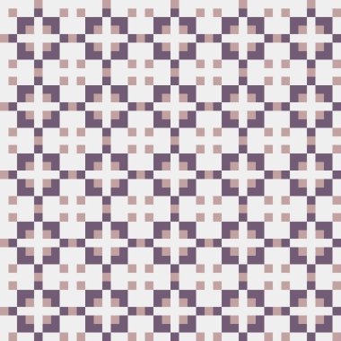 Soyut Geometrik Desen, üretken hesaplama sanatı, vektör illüstrasyonu  