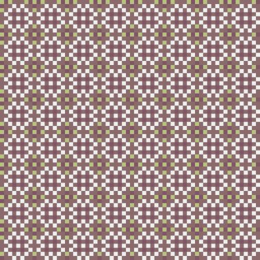 Soyut Geometrik Desen, üretken hesaplama sanatı, vektör illüstrasyonu  