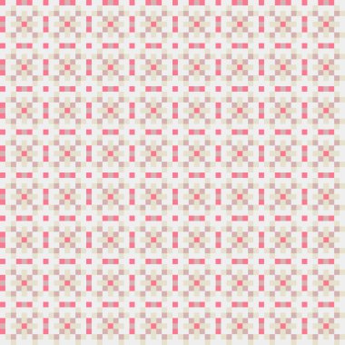 Soyut Geometrik Desen, üretken hesaplama sanatı, vektör illüstrasyonu  