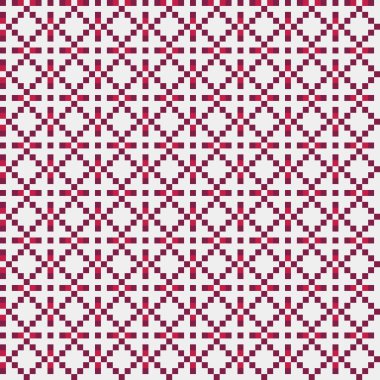 Soyut Geometrik Desen, üretken hesaplama sanatı, vektör illüstrasyonu  