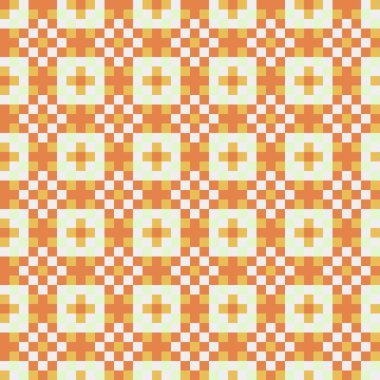 Soyut Geometrik Desen, üretken hesaplama sanatı, vektör illüstrasyonu