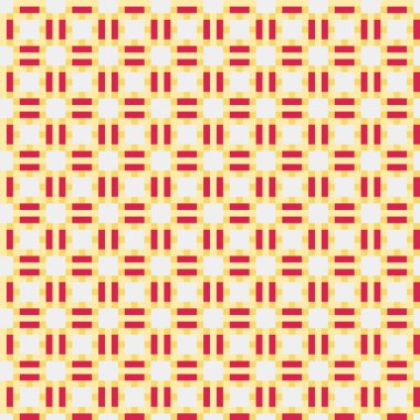 Soyut Geometrik Desen, üretken hesaplama sanatı, vektör illüstrasyonu  