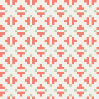 Soyut Geometrik Desen, üretken hesaplama sanatı, vektör illüstrasyonu  