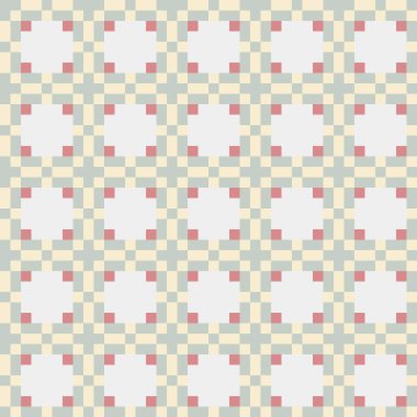 Soyut Geometrik Desen, üretken hesaplama sanatı, vektör illüstrasyonu  