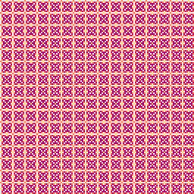 Soyut Geometrik Desen, üretken hesaplama sanatı, vektör illüstrasyonu  