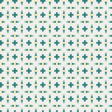 Soyut Geometrik Desen, üretken hesaplama sanatı, vektör illüstrasyonu  