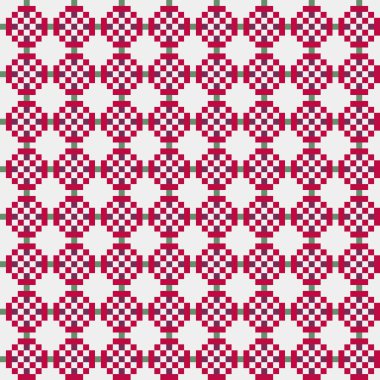 Soyut Geometrik Desen, üretken hesaplama sanatı, vektör illüstrasyonu  